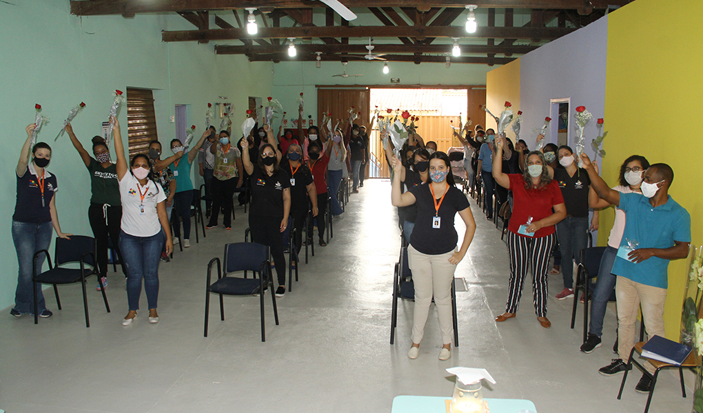 Dia Internacional da Mulher na sede da Pastoral do Menor de Franca-SP