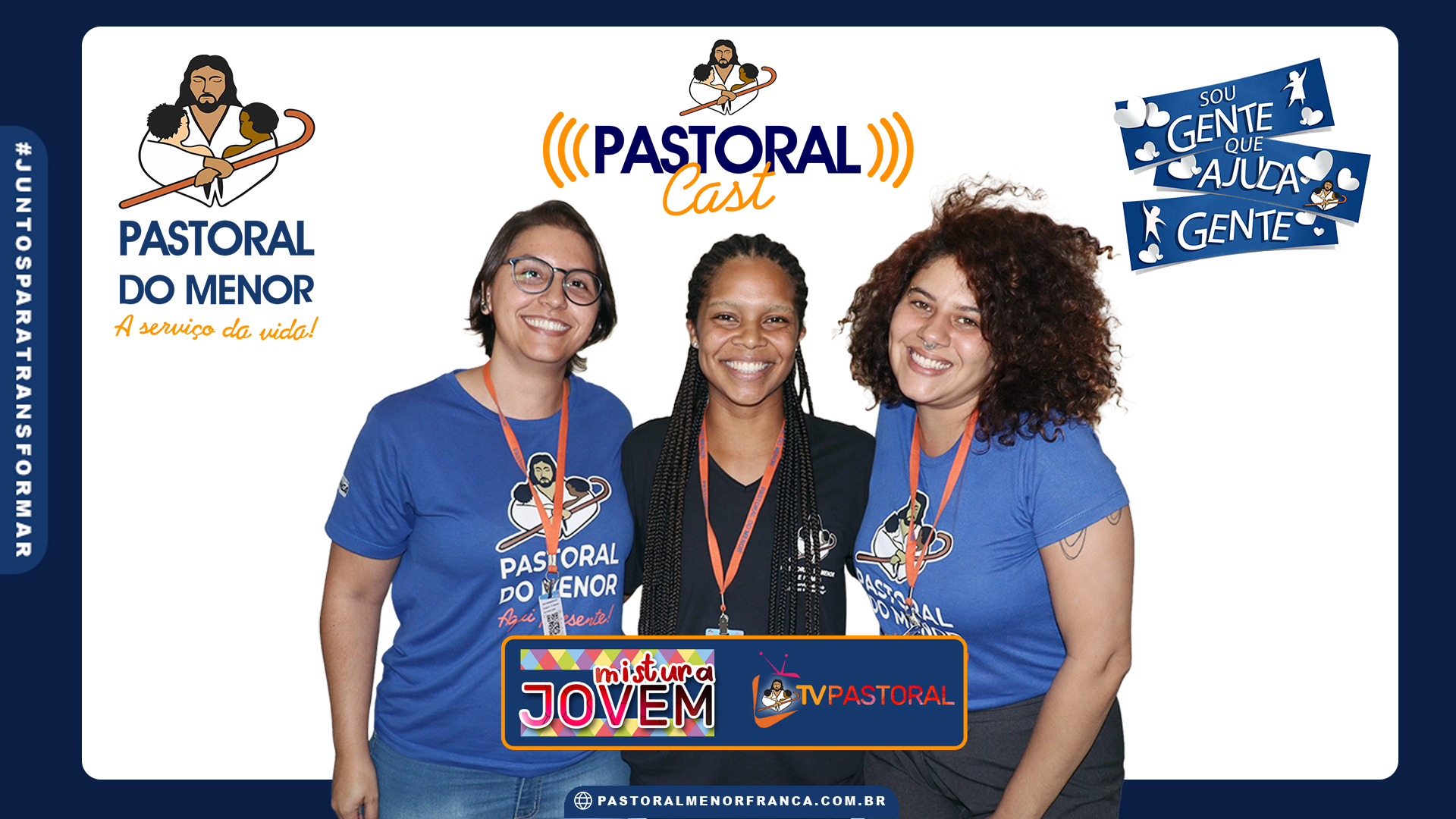 Iniciamos o Pastoral Cast, o podcast da Pastoral do Menor de Franca!